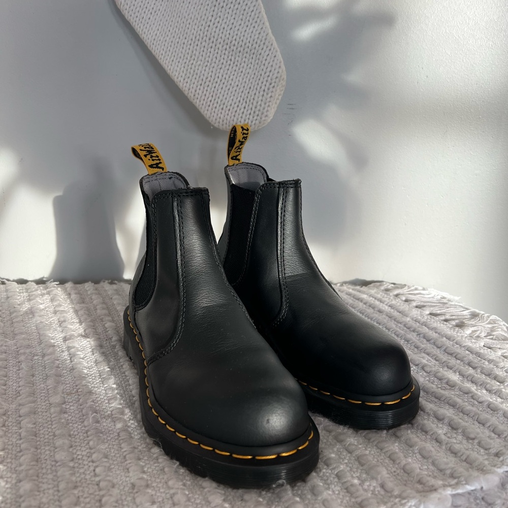 2976 SLIP RESISTANT LEATHER CHELSEA BOOTS - Steel Toed